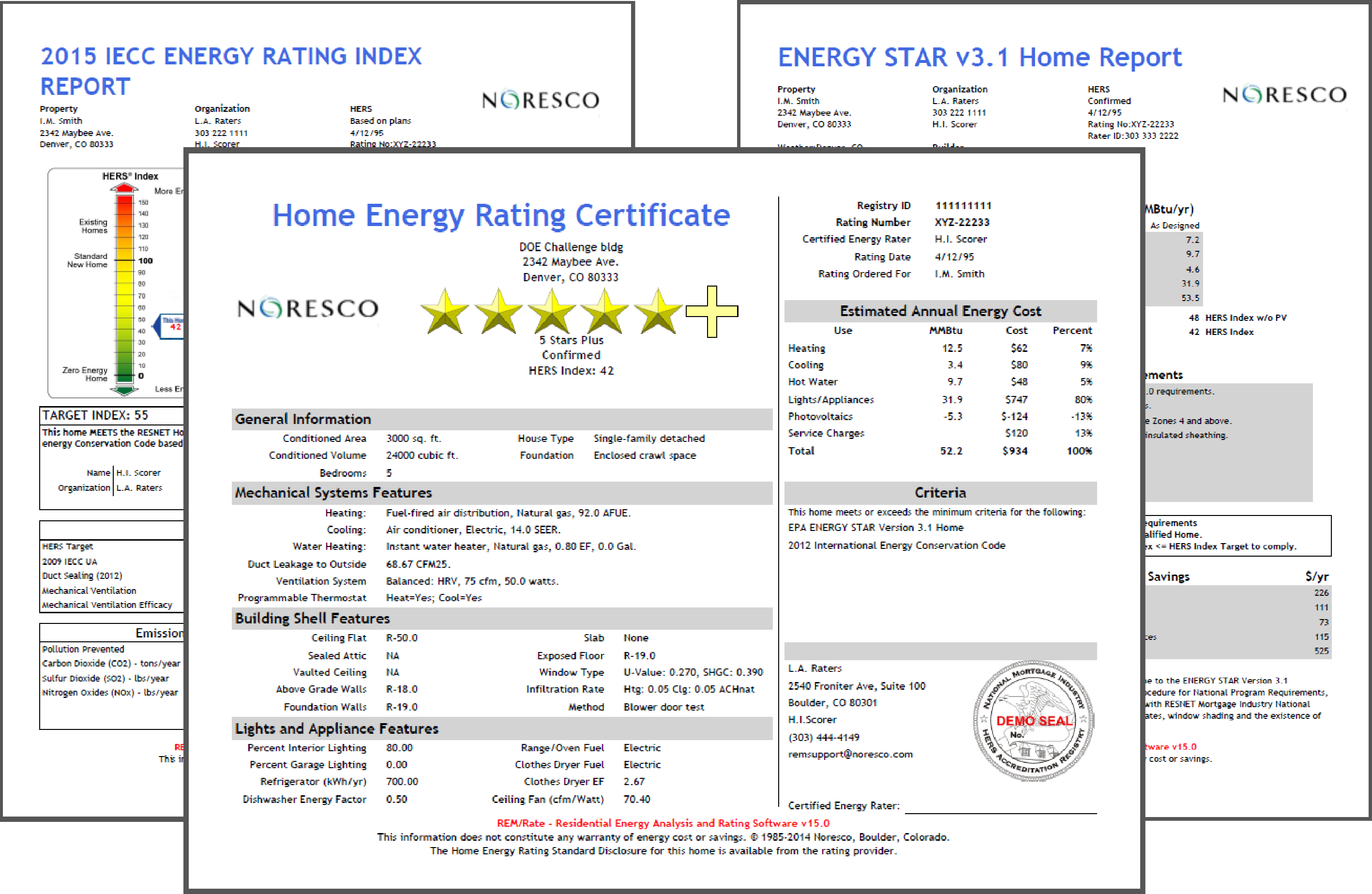 DOE, ENERGY STAR<sup>®</sup> and HERS Reports